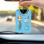 Personalized Cartoon Medical Staff Lavender Car Air Freshener Ornament Car Interior Decor Bithday Gift for Doctors and Nurses