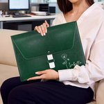 Cartella A4 in pelle PU personalizzata con nome, viaggio d'affari, regalo di compleanno in ufficio per i lavoratori dell'ufficio.