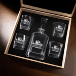 Personalized Tractor Whiskey Decanter with Engraved Name Birthday Anniversary Gift for Liquor Lovers