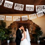 Personalized Mexican Fiesta Amor Papel Picado Banner Set of 10 with Text Party Decoration Wedding Birthday Cinco De Mayo Gift for Party Planners Hosts