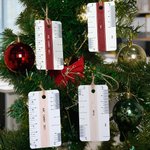 Personalized Architectural Scale Ruler Ornament with Name Tree Decor Valuable Tool Christmas Birthday Gift for Architects Students