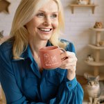 Personalizada Línea de Arte Estilo 1-3 Retratos de Mascotas 12 oz Taza de café de cerámica con nombre Hogar Oficina Drinkware Regalo de cumpleaños para el amante del animal doméstico