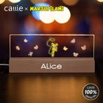 Gepersonaliseerd Langstaartig Buideldier Rechthoekig LED Nachtlampje met Naam Huisdecoratie Verjaardagscadeau voor Familie | Callie × Marsupilami®