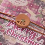 Personalised Multicolour Leather Planner Rivet Band with Initials Elastic Band for Planners and Journals Gift for Handmade Journal Enthusiasts