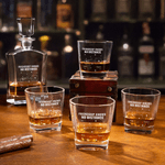 Bottiglia di whisky personalizzata con mappa dello Stato e scatola di legno con nome Regalo di compleanno per la festa del papà per i padri baristi
