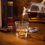 Personalized Fist Bump Whiskey Decanter 2 Glasses Box Set with Engraved Name  Accessory Birthday Gift for Liquor Lovers
