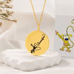 Personalised Long-Tailed Marsupilami Necklace with Name Dainty Jewellery Birthday Friendship Gift for Girls Women | Callie × Marsupilami®
