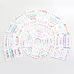 Set di 2 accessori per il mahjong Regalo di compleanno per il giocatore di mahjong, personalizzato con stampa 3D e multicolore.