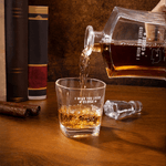 Bottiglia di whisky personalizzata con mappa dello Stato e scatola di legno con nome Regalo di compleanno per la festa del papà per i padri baristi