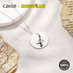 Personalised Long-Tailed Marsupilami Necklace with Name Dainty Jewellery Birthday Friendship Gift for Girls Women | Callie × Marsupilami®