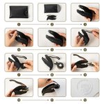 Personalizzato Vintage Tradizionale Magico Divertente Modello in Acciaio Inox Nero Goffratrice con Testo Regalo di Compleanno per Amici Scrittori