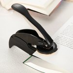 Spersonalizowany ręczny stempel do wytłaczania książek fantasy Dragon z tytułem i imieniem Urodzinowy prezent dla moli książkowych