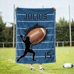 Personoitu baseball jalkapallo koripallo pehmeä heittotorkku nimellä ja numerolla kotiin sisustukseen syntymäpäivälahjaksi urheilufaneille