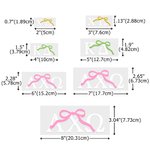 Personalised Bow Knot Greek Letter Decal Sticker Daily Use Sorority Bid Day Birthday Gift for Friends Girls | Callie × Affinity Licensing