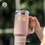 Personalised Bow Knot Greek Letter Decal Sticker Daily Use Sorority Bid Day Birthday Gift for Friends Girls | Callie × Affinity Licensing
