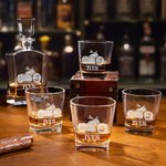 Personalized Cool Motorcycle Design Whiskey Decanter with Engraved Name Daily Use Birthday Gift for Whiskey Lover