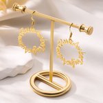 Personalized Family Name Hoop Earrings Dainty Jewelry Birthday Anniversary Gift for Women