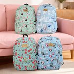 Personalized Cute Animal Adjustable Backpack Lunch Bag Pencil Case Set with Name Back to School Birthday Gift for Kids
