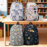 Personalized Cute Animal Adjustable Backpack Lunch Bag Pencil Case Set with Name Back to School Birthday Gift for Kids