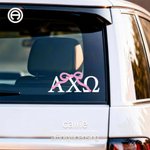 Personalised Bow Knot Greek Letter Decal Sticker Daily Use Sorority Bid Day Birthday Gift for Friends Girls | Callie × Affinity Licensing