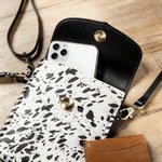 Personalizada Teléfono Crossbody Western Tooled Cuero Cowhide Mensajero Flecos Bolso