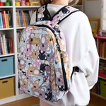 Personalized Cute Animal Adjustable Backpack Lunch Bag Pencil Case Set with Name Back to School Birthday Gift for Kids