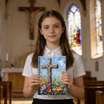 Cahier à spirales A5 avec nom et 120 pages lignées Cadeau d'anniversaire de rentrée scolaire pour étudiant chrétien