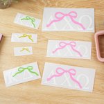 Personalised Bow Knot Greek Letter Decal Sticker Daily Use Sorority Bid Day Birthday Gift for Friends Girls | Callie × Affinity Licensing