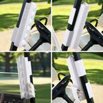 Personalized 3D Printed Multicolour Name Design Twist Lock Golf Ball & Tee Holder for Cart Rail Golf Accessory Birthday Gift for Golf Lovers