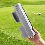 Personalized 3D Printed Multicolour Name Design Twist Lock Golf Ball & Tee Holder for Cart Rail Golf Accessory Birthday Gift for Golf Lovers