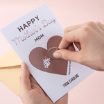 Personalized Funny Scratch-Off Surprise Card with Name Interactive Surprise Greeting Valentine's Day Gift for Couple Friend
