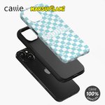 Marsupilami personalizados de dibujos animados Checkerboard Phone Case para iPhone con nombre Daily Use Birthday Gift for Women Girls | Callie × Marsupilami®.