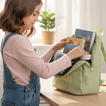 Zaino per bambini multiscomparto personalizzato con nome per bambini e bambine, con animali della scuola e cartoni animati.