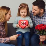 Personalised Heart Cute Cartoon Bear Initial Waterproof Stickers Labels with Name Valentine's Day Birthday Gift for Kids