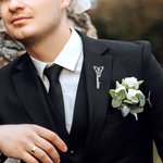 Gepersonaliseerde elegante vlinder broche speld met naam verloving bruiloft cadeau voor bruid bruidegom bruidsmeisjes roomsmen