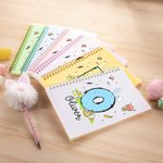 Uova personalizzate del coniglietto di Pasqua Nome iniziale A5 Taccuino a spirale e set di penne Pom Puff con pagine foderate Regalo di Pasqua per ragazzi e ragazze
