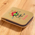 Personalizado Folk Art Flor PU Cuero Marcapáginas Clip con Nombre Lectura Cumpleaños Regalo para los amantes de los libros Ratones de biblioteca
