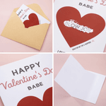 Personalized Funny Scratch-Off Surprise Card with Name Interactive Surprise Greeting Valentine's Day Gift for Couple Friend