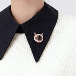 Gepersonaliseerde schattige huisdier portret Broche Pin met naam draagbare kunst Memorial verjaardag Festival Gift voor Pet Lovers vrienden