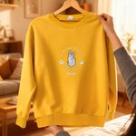 Personalised Embroidered Pet Photo In My Dog Mom Era Multicolour T-shirt Sweatshirt Hoodie with Name Pet Party Salon Birthday Gift for Pet Owner Lover