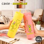 Personalisierte Long-Tailed Leopard Marsupilami 16 oz Skinny Tumbler mit Namen Geburtstag Geschenk für Freund Familie | Callie × Marsupilami®