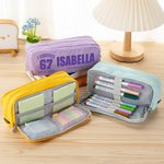 Personalized I Survived 67 Days of School Pencil Case with Name and Class Back to School Birthday Gift for Boys Girls