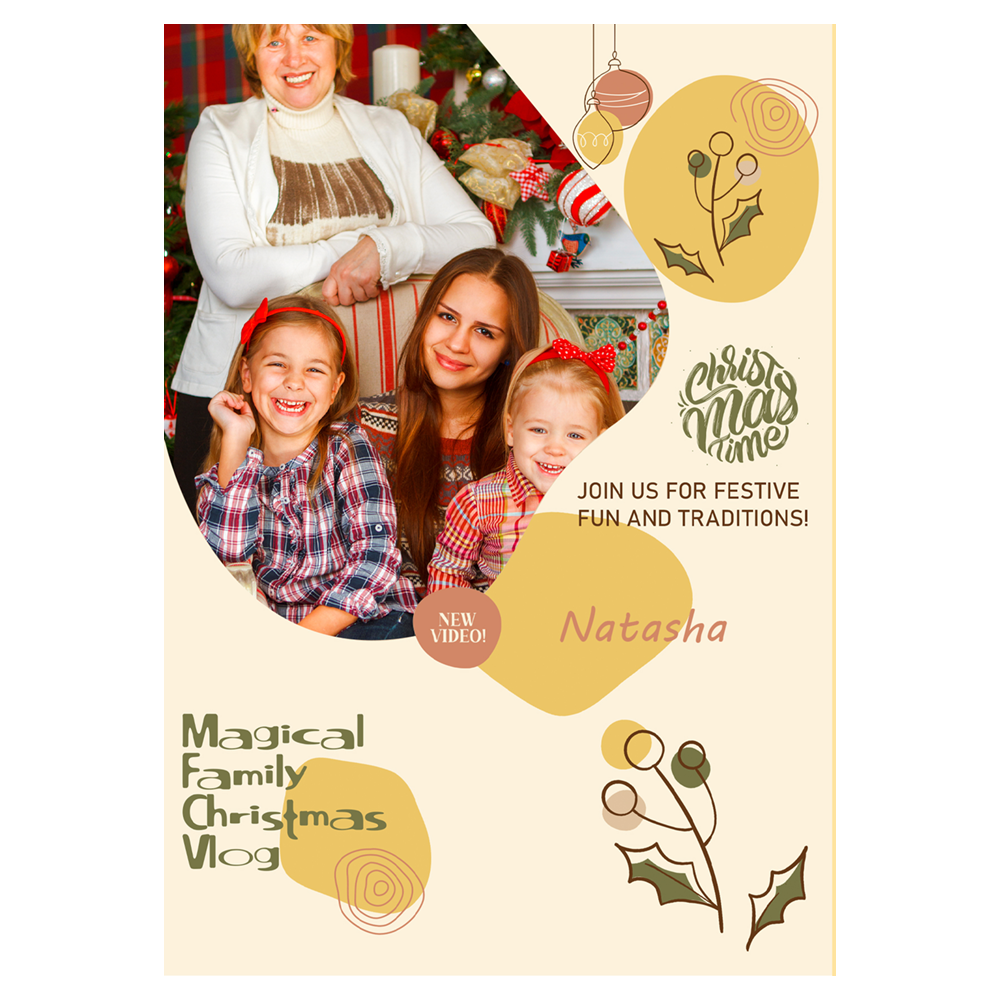 Magical Family Christmas Vlog Ecard