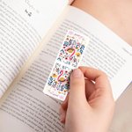Gepersonaliseerde Folk Art Dieren Bloem Magnetische Bladwijzer Clip met Naam Lezen Verjaardagscadeau voor boekenliefhebbers Bookworms