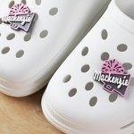 Personalised 3D-Printed Loudspeaker Pom Pom Design Shoe Charm with Name Shoes Decoration Gift for Cheerleaders