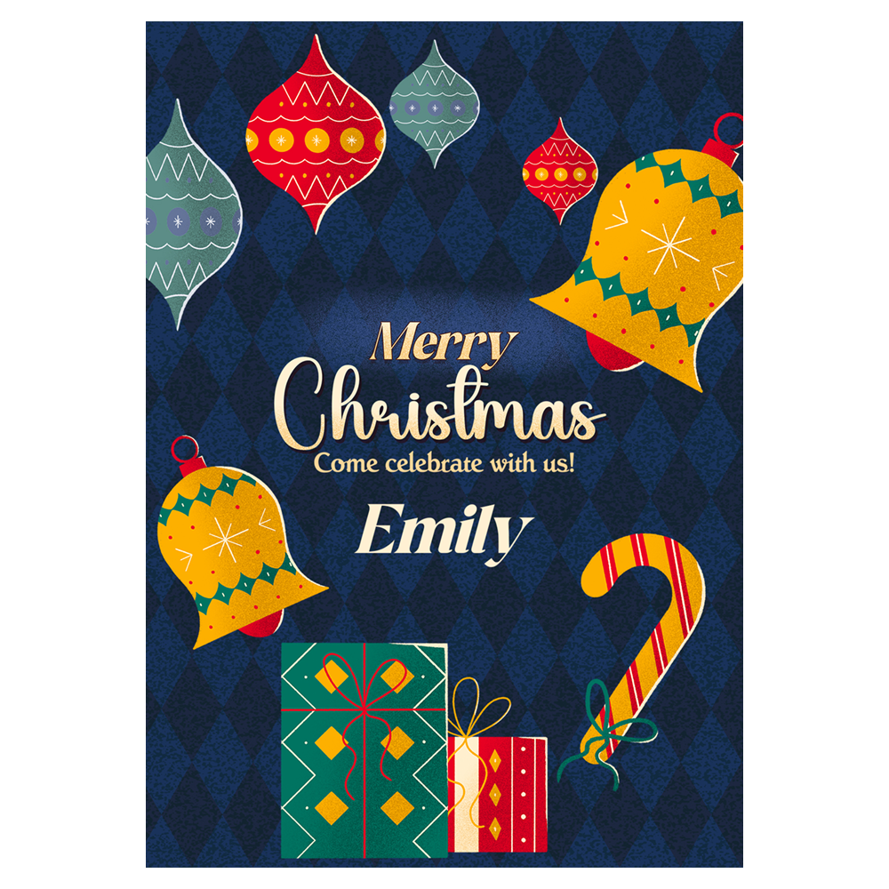 Come Celebrate With Us Christmas Ecard