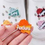 Personalised 3D-Printed Loudspeaker Pom Pom Design Shoe Charm with Name Shoes Decoration Gift for Cheerleaders