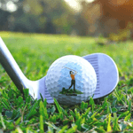 Spersonalizowana piłka golfowa z imieniem i postacią z kreskówki Urodzinowy sportowy prezent dla golfistów Gracze w golfa