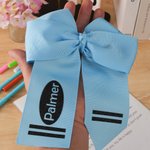 Personalized Crayon Style Design Hair Bow with Name Hair Accessory Back to School Birthday Gift for Girls