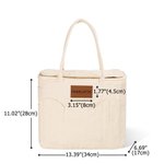 Borsa personalizzata con tasche per aghi e maniglia per filati ideale per lavoro a maglia e uncinetto regalo di compleanno per amanti dell'artigianato